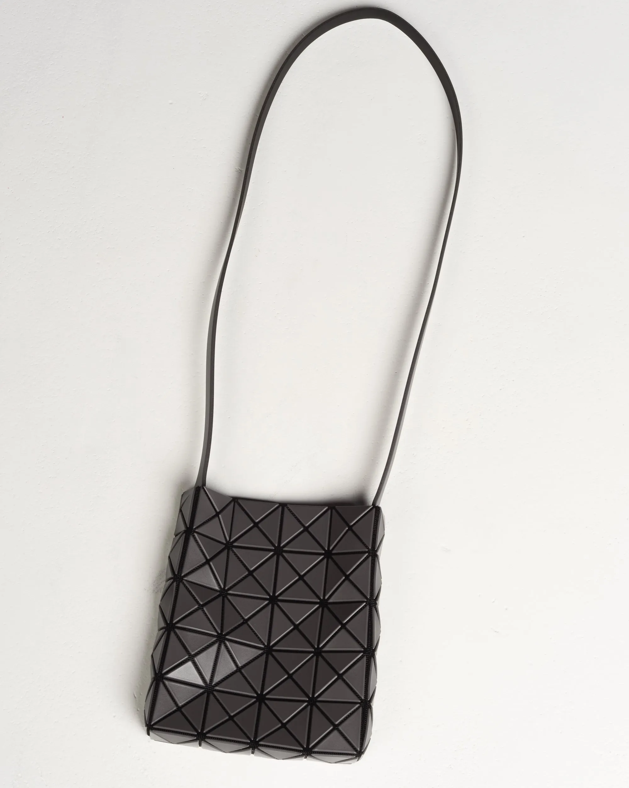 Charcoal Grey Prism Matte Shoulder Bag