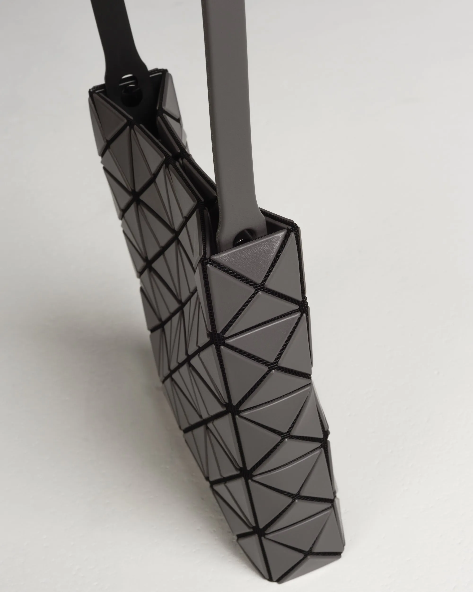 Charcoal Grey Prism Matte Shoulder Bag