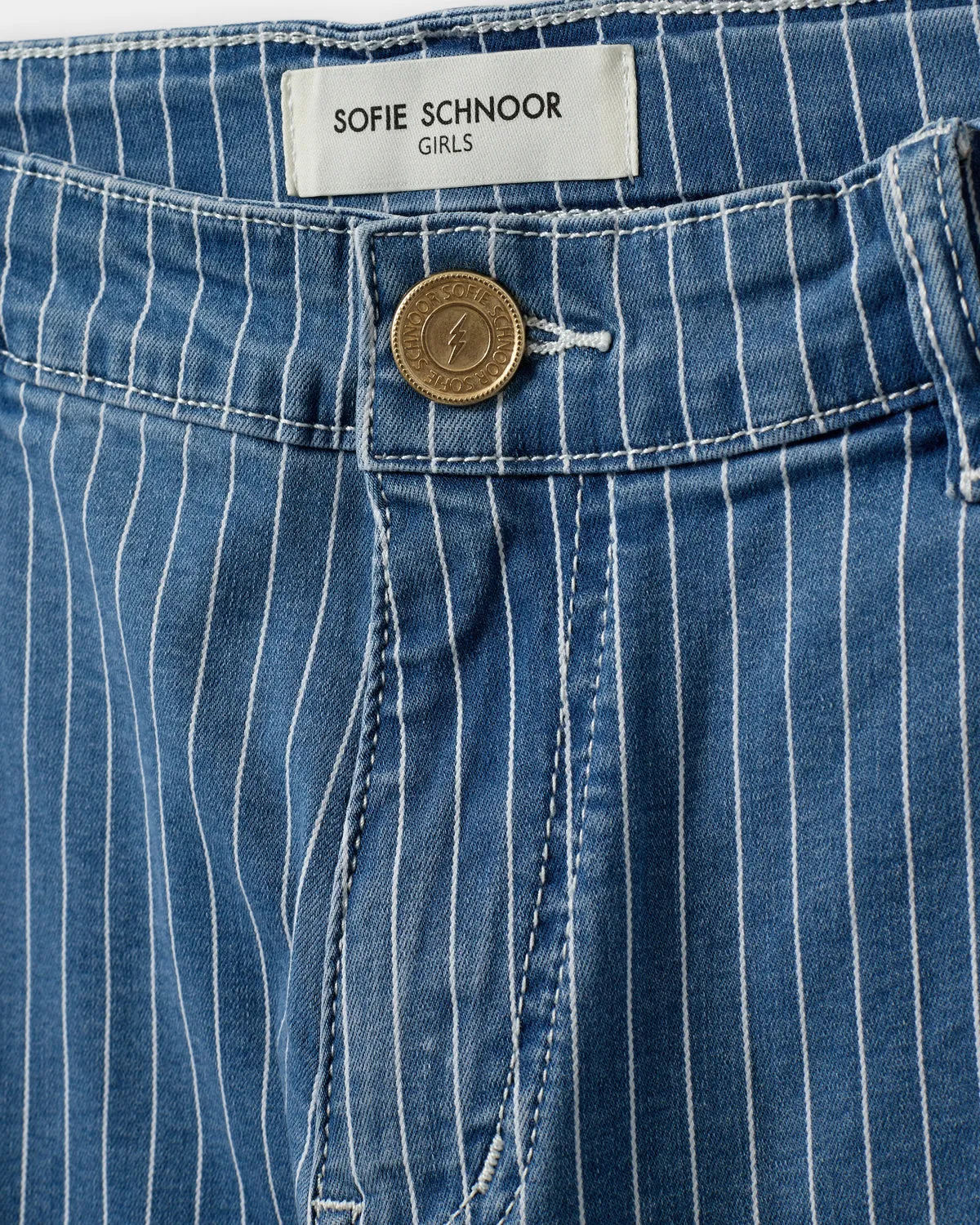 CIANNASY JEANS - Light Blue striped