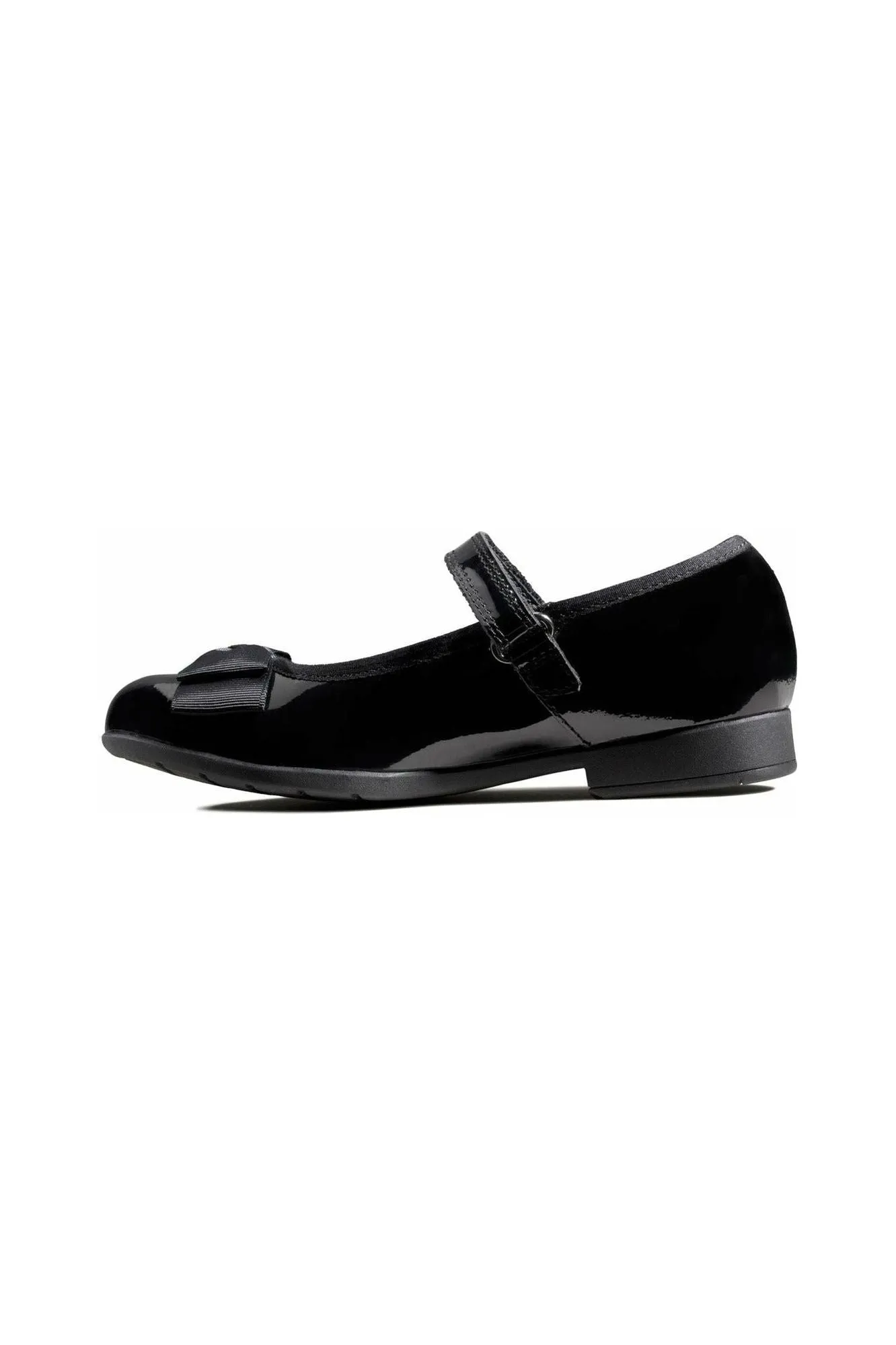 Clarks Scala Tap Toddler black patent