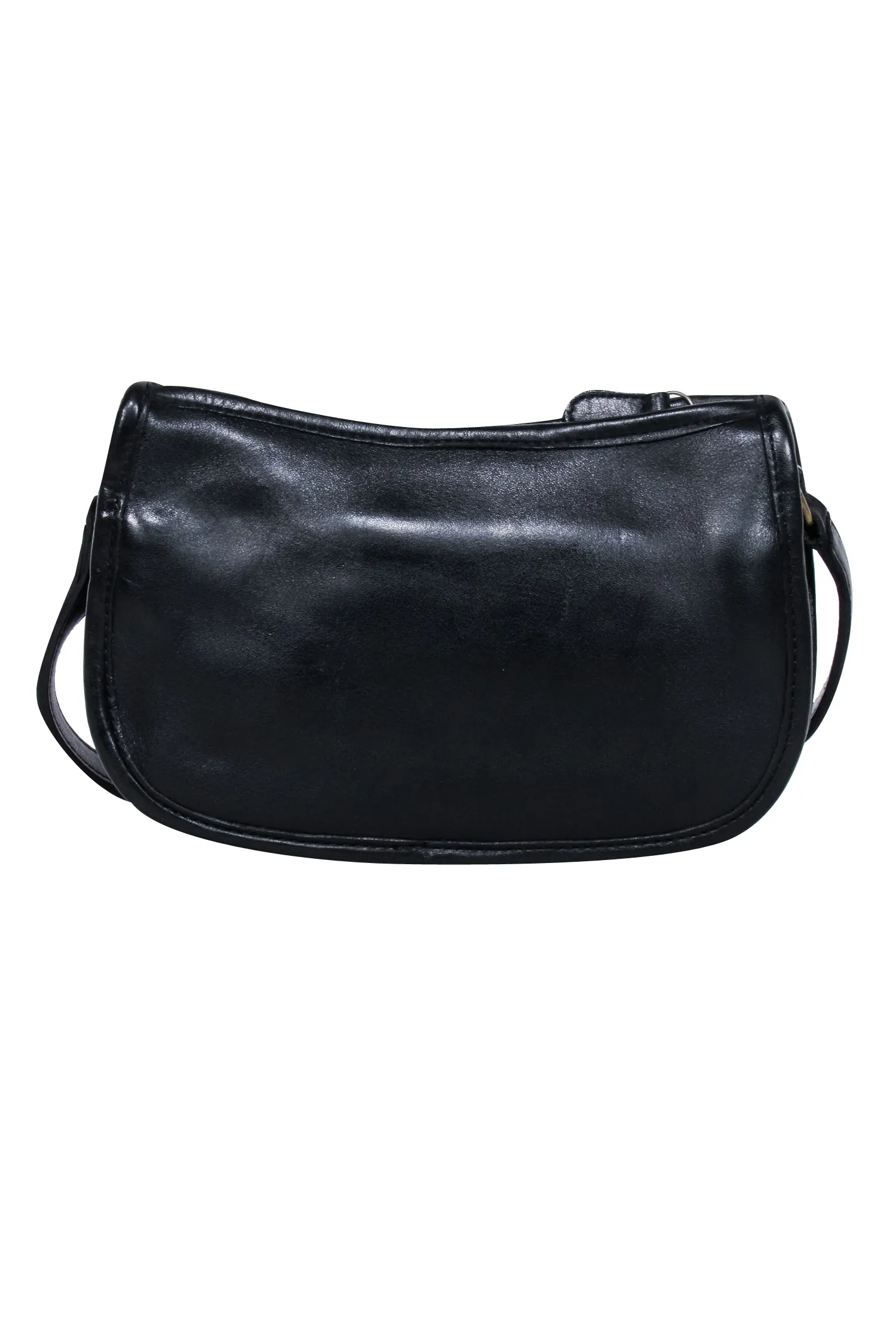 Coach - Black Leather Vintage Mini Crossbody Bag