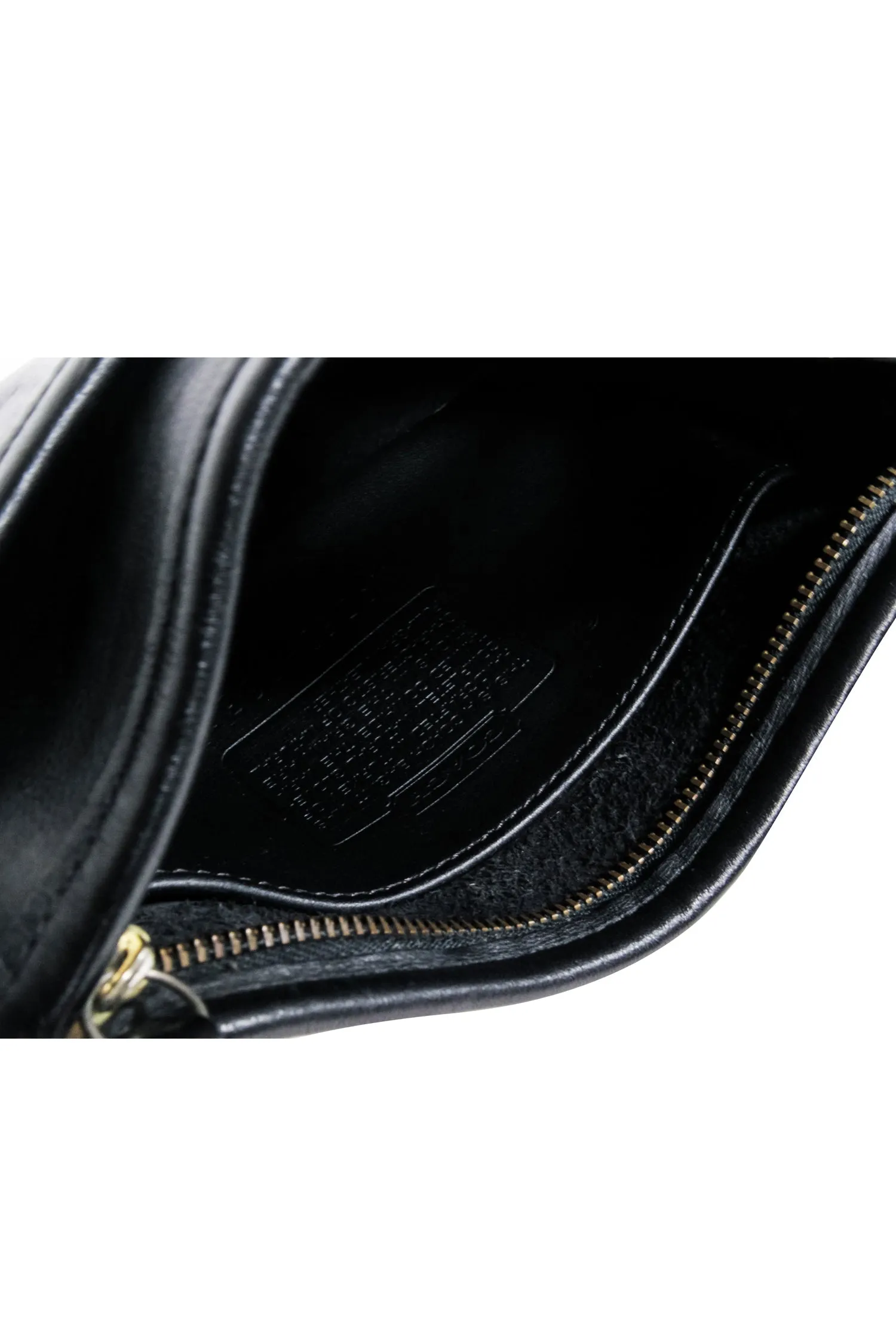 Coach - Black Leather Vintage Mini Crossbody Bag