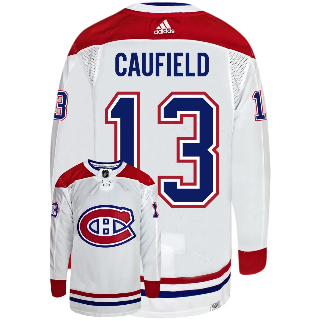 Cole Caufield Montreal Canadiens Adidas Primegreen Authentic NHL Hockey Jersey     