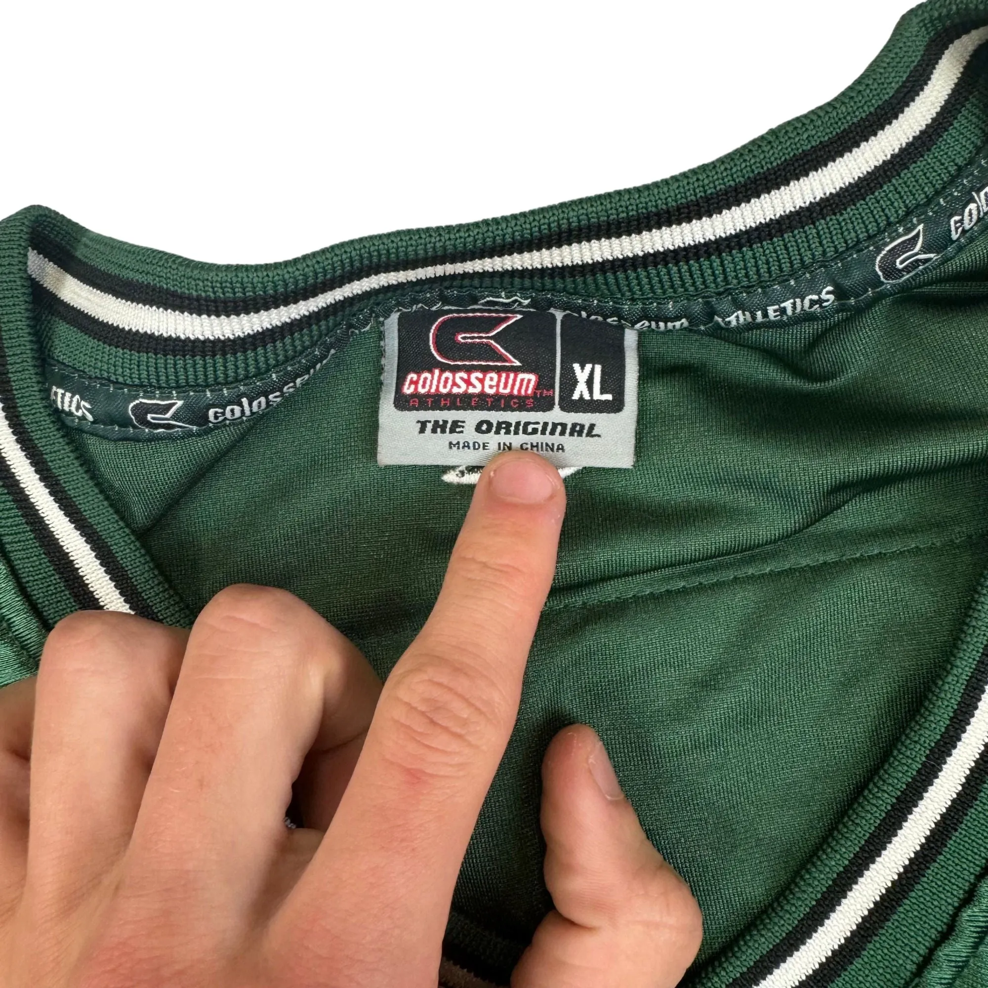 Colosseum Athletics Marshall University #10 Signed Football Jersey Green