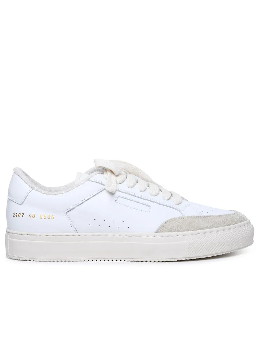 Common Projects    Common Projects 'Tennis Pro' White Lear Sneakers