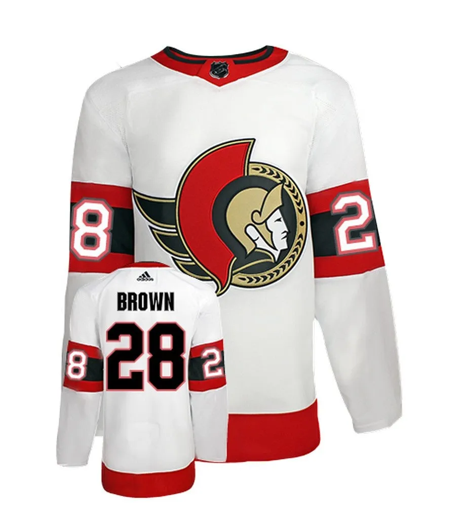 Connor Brown Ottawa Senators Adidas Primegreen Authentic NHL Hockey Jersey     