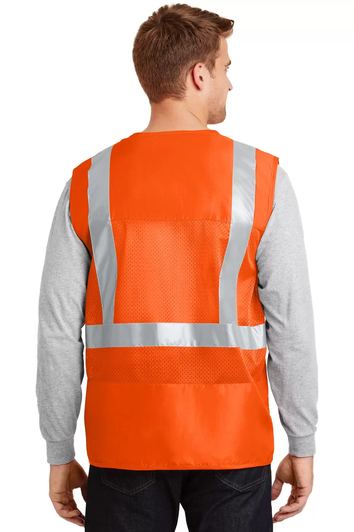 CornerStone ANSI Class 2 Mesh Back Safety Vest CSV405 SKU: CSV405