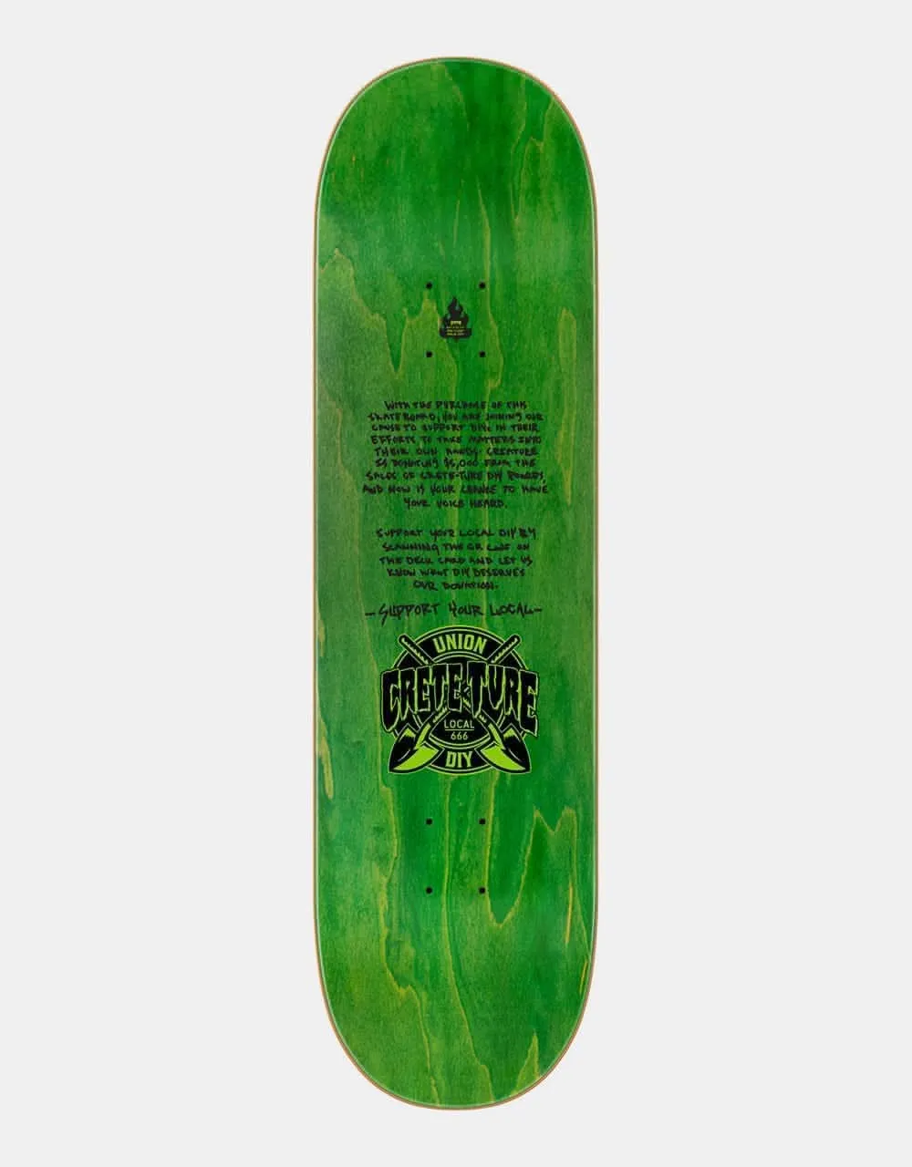 Creature Crete-Ture DIY Skateboard Deck - 8.6