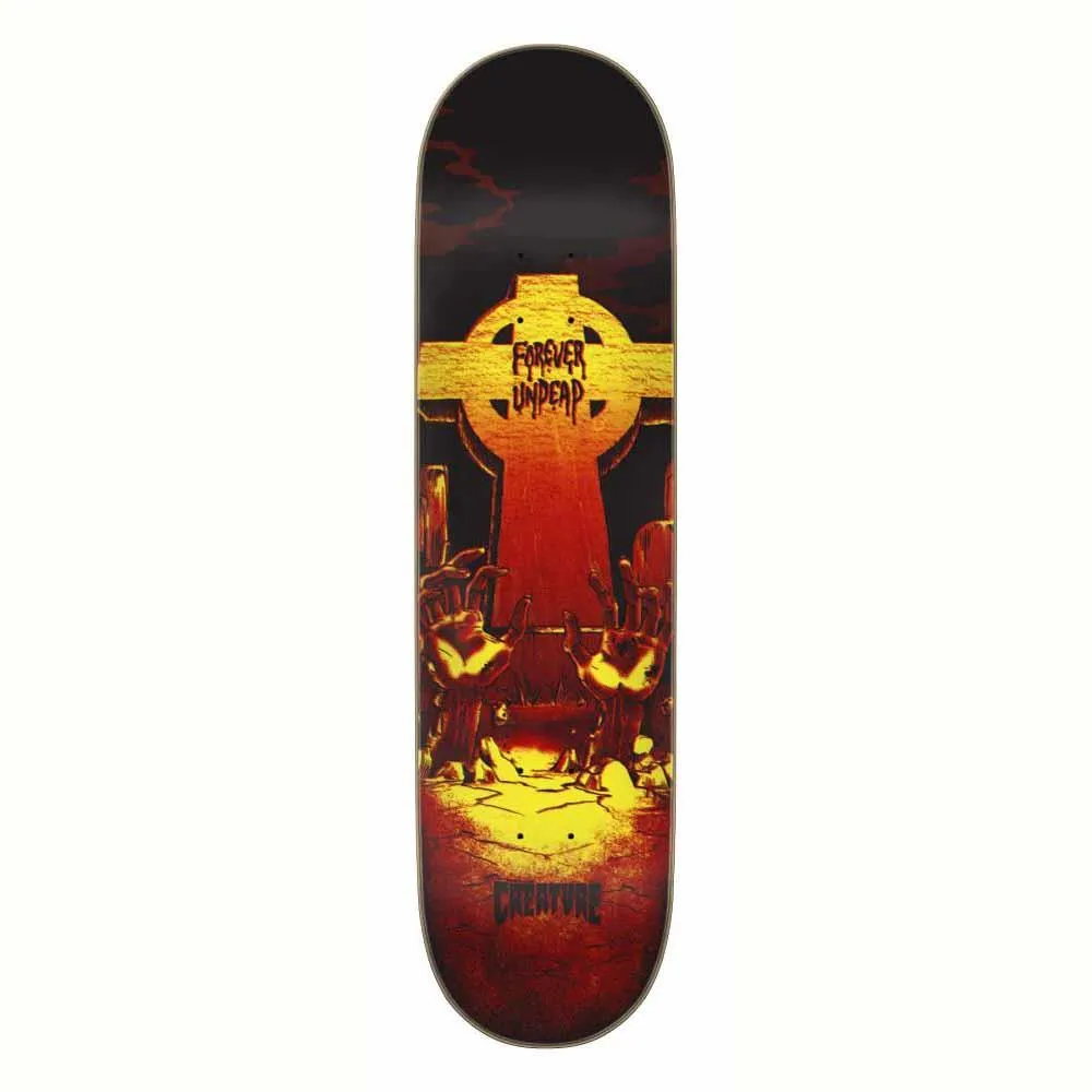 Creature Skateboard Deck Forever Undead MD Red 8.125