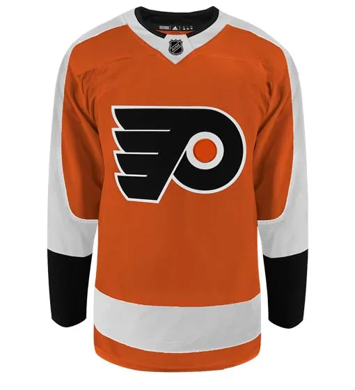 Customizable Philadelphia Flyers Adidas Primegreen Authentic NHL Hockey Jersey     