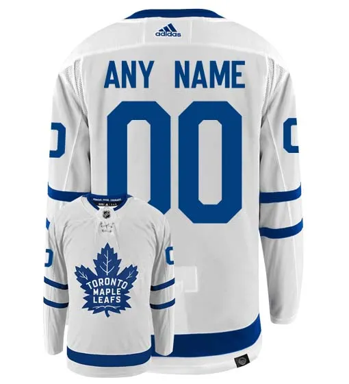 Customizable Toronto Maple Leafs Adidas Primegreen Authentic NHL Hockey Jersey     