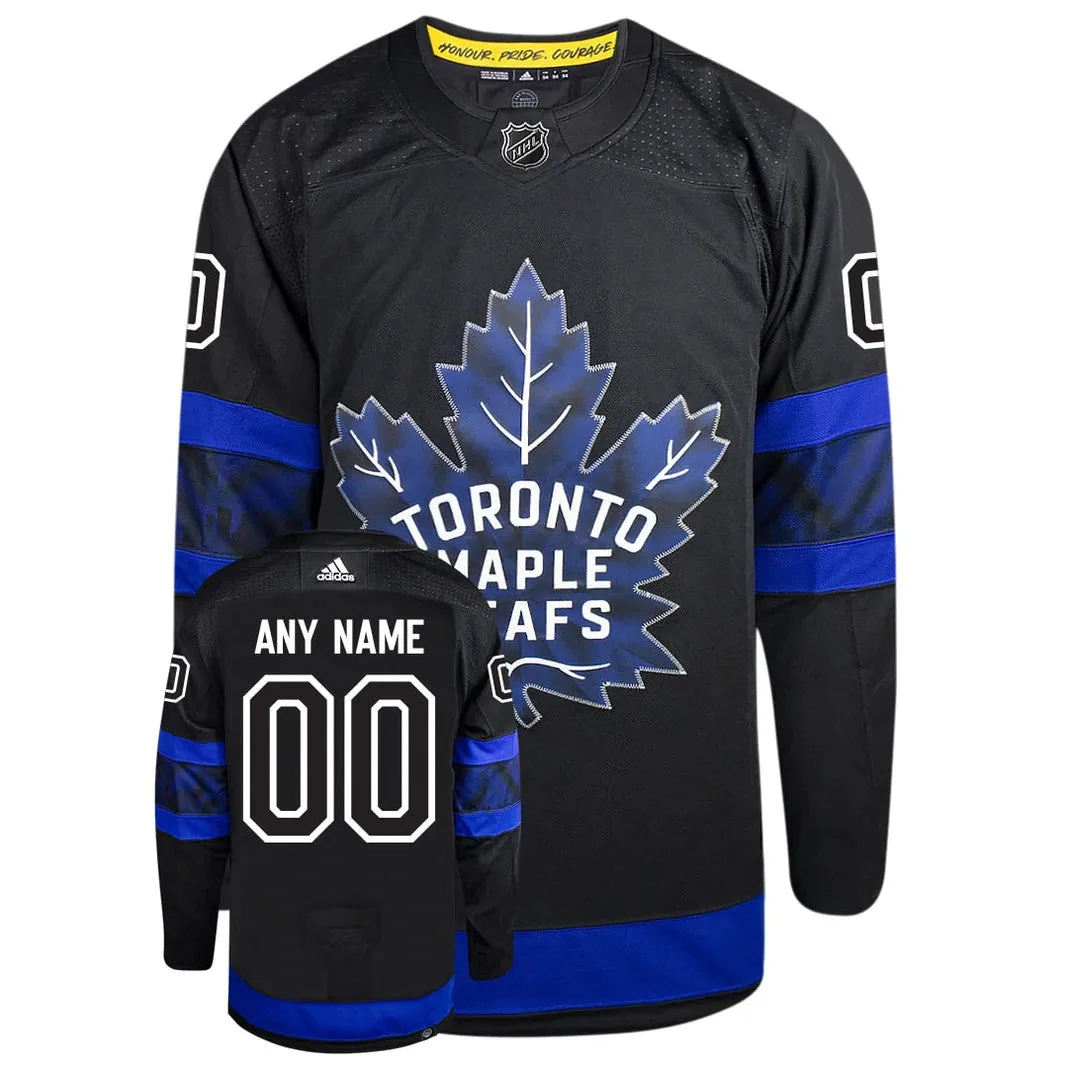 Customizable Toronto Maple Leafs Adidas Primegreen Authentic NHL Hockey Jersey     