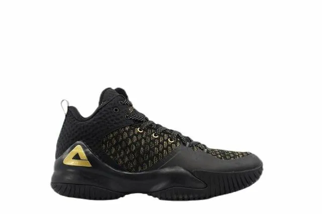 [da073421] mens peak street ball master lw black gold basketball sneakers