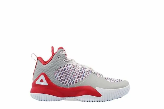 [da073421] mens peak street ball master lw grey red basketball sneakers