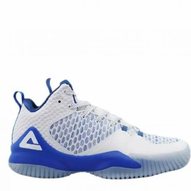 [da073421] mens peak street ball master lw white royal blue basketball sneakers