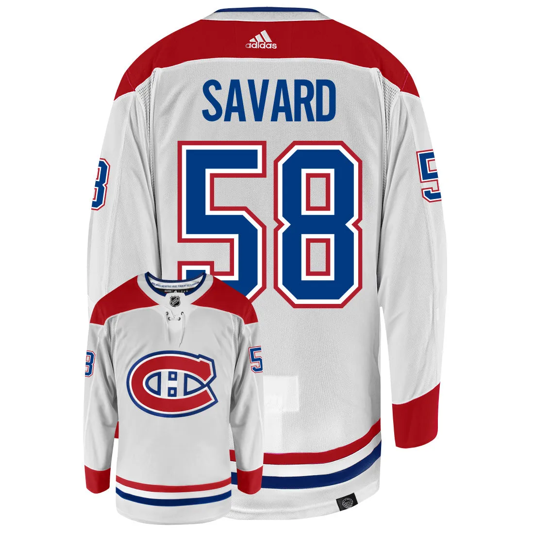 David Savard Montreal Canadiens Adidas Primegreen Authentic NHL Hockey Jersey     