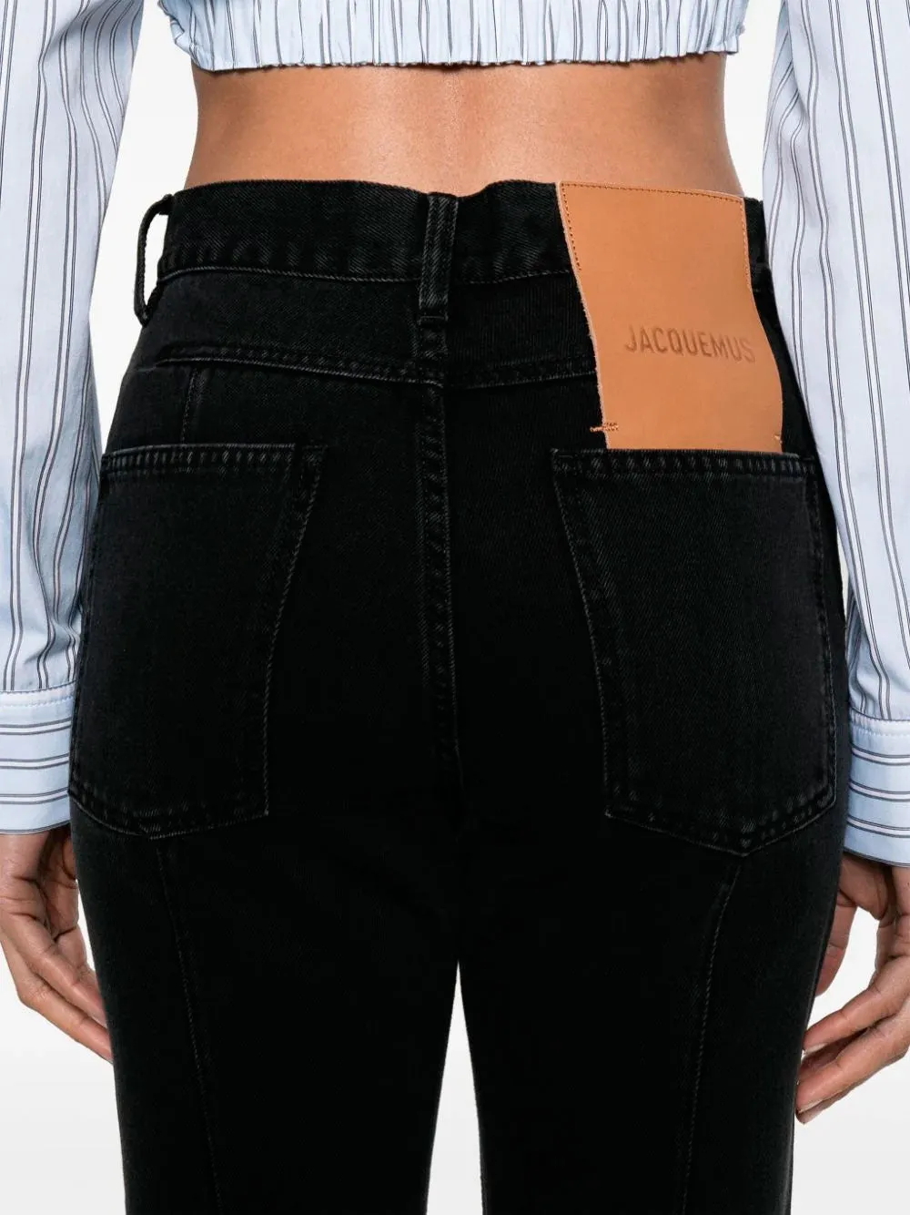 De-nmes court jeans