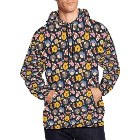 Disney Winnie The Pooh Hundred Acre Wood Friends Hoodie for Men