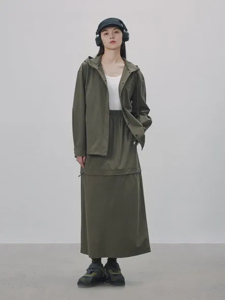 Drawstring Hoodie Oversize Shirt