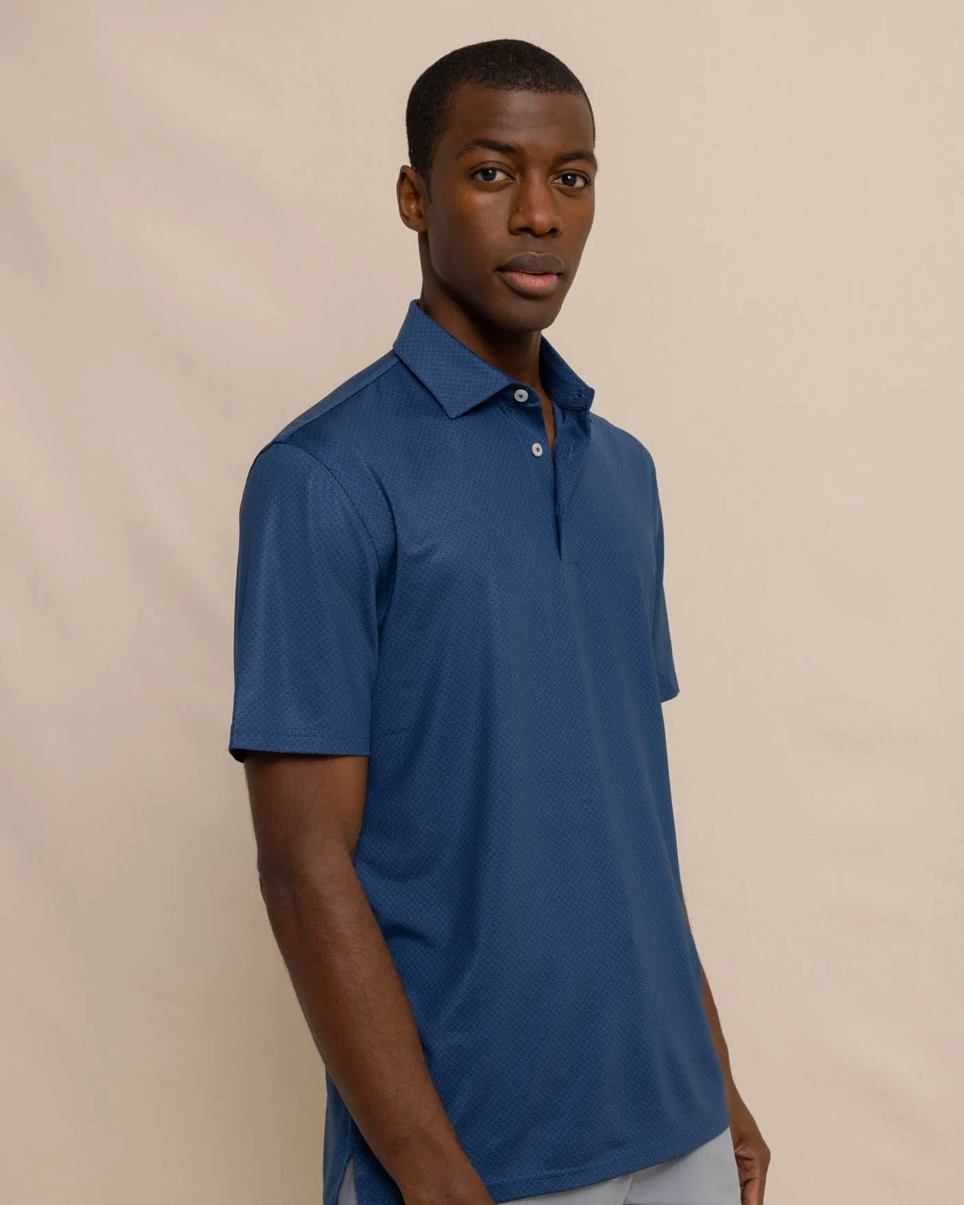 Driver Coastal Geo Polo Shirt