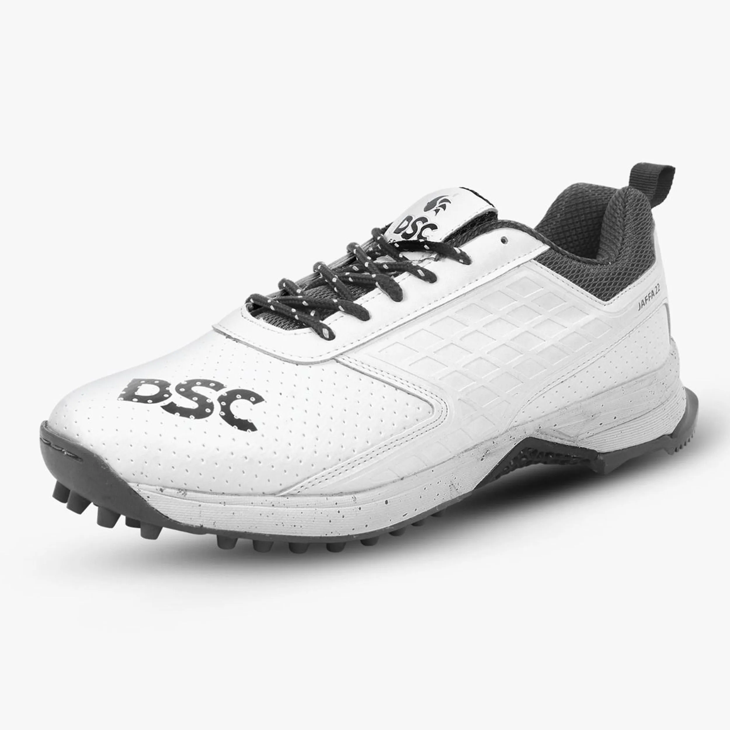 DSC Jaffa 22 Cricket Spike Shoes - White