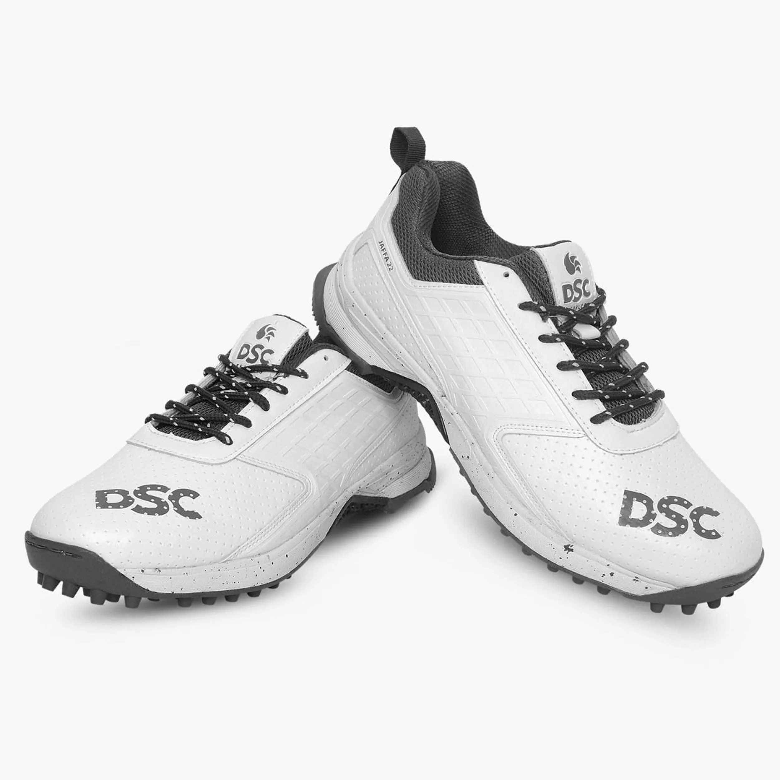 DSC Jaffa 22 Cricket Spike Shoes - White