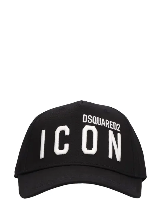 Dsquared2   Icon cotton gabardine baseball cap 