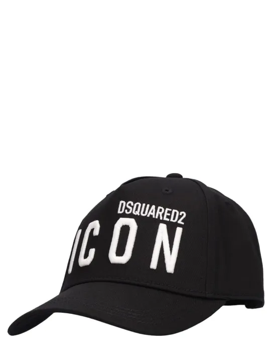 Dsquared2   Icon cotton gabardine baseball cap 