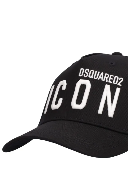 Dsquared2   Icon cotton gabardine baseball cap 