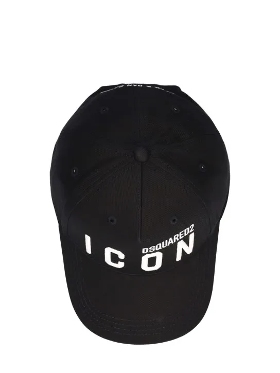 Dsquared2   Icon cotton gabardine baseball cap 