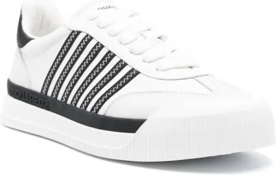 DSQUARED2 New Jersey lace-up trainers White