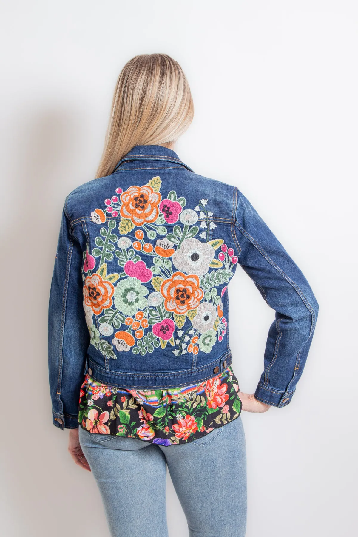 Embroidered Denim Jacket