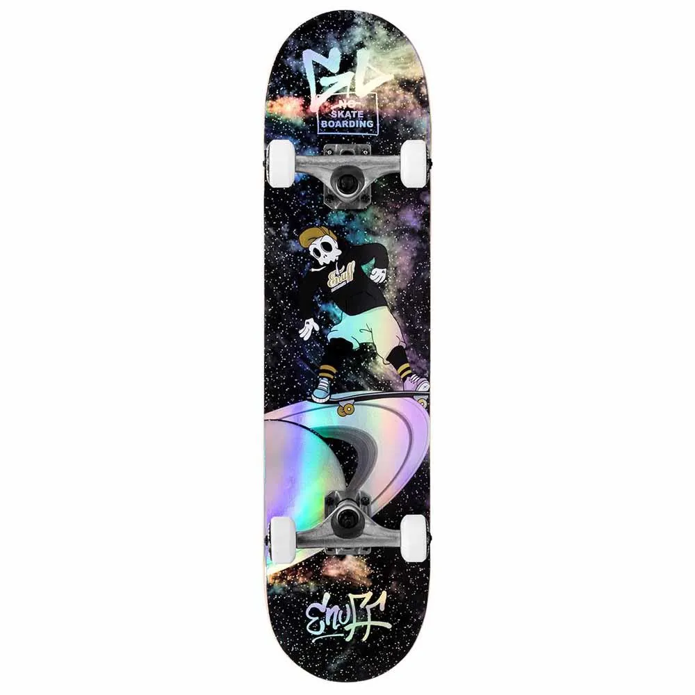 Enuff Skully Hologram Factory Complete Skateboard Black 7.75