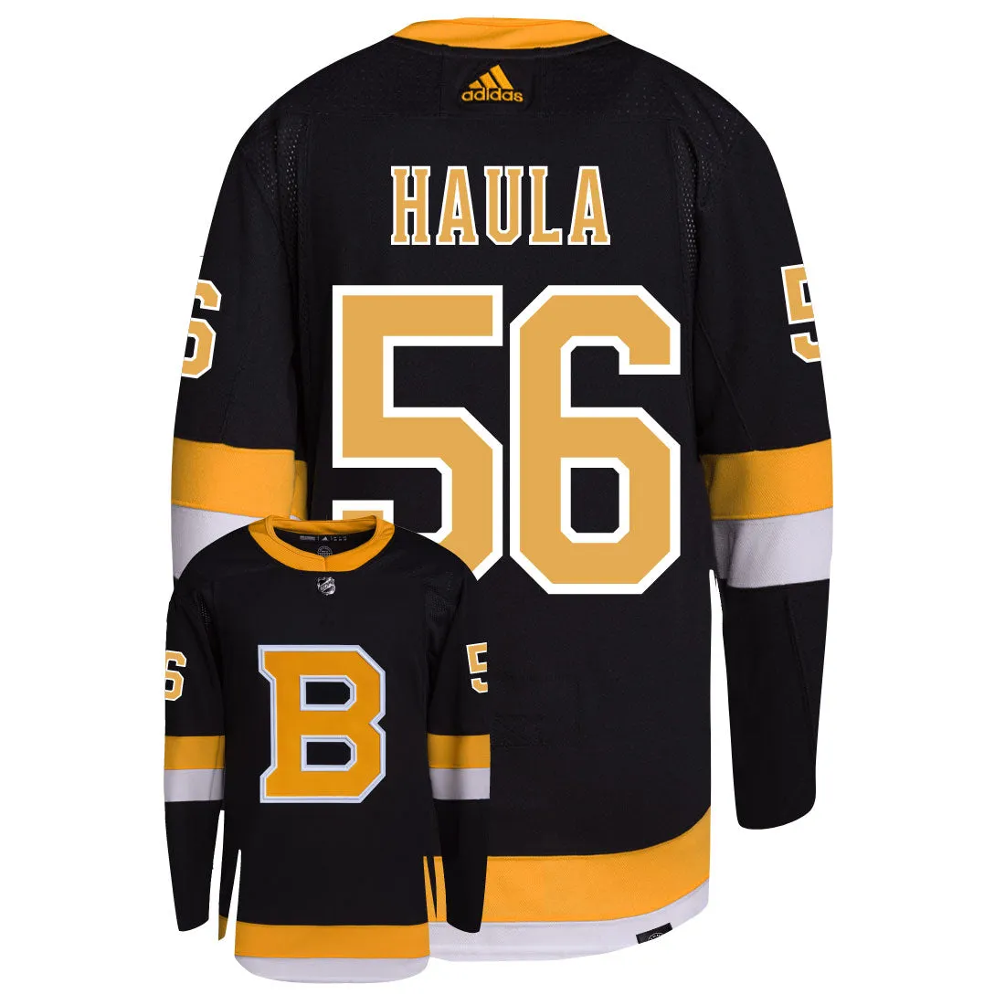 Erik Haula Boston Bruins Adidas Primegreen Authentic NHL Hockey Jersey     