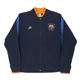 FC Barcelona Nike Football Zip Up - XL Navy Cotton Blend