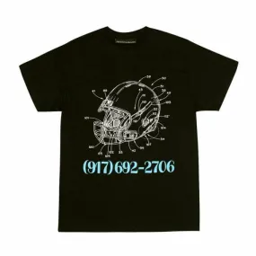 Football Skate T-Shirt - Black