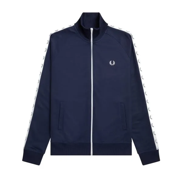 Fred Perry - Taped Track Jacket - Carbon Blue