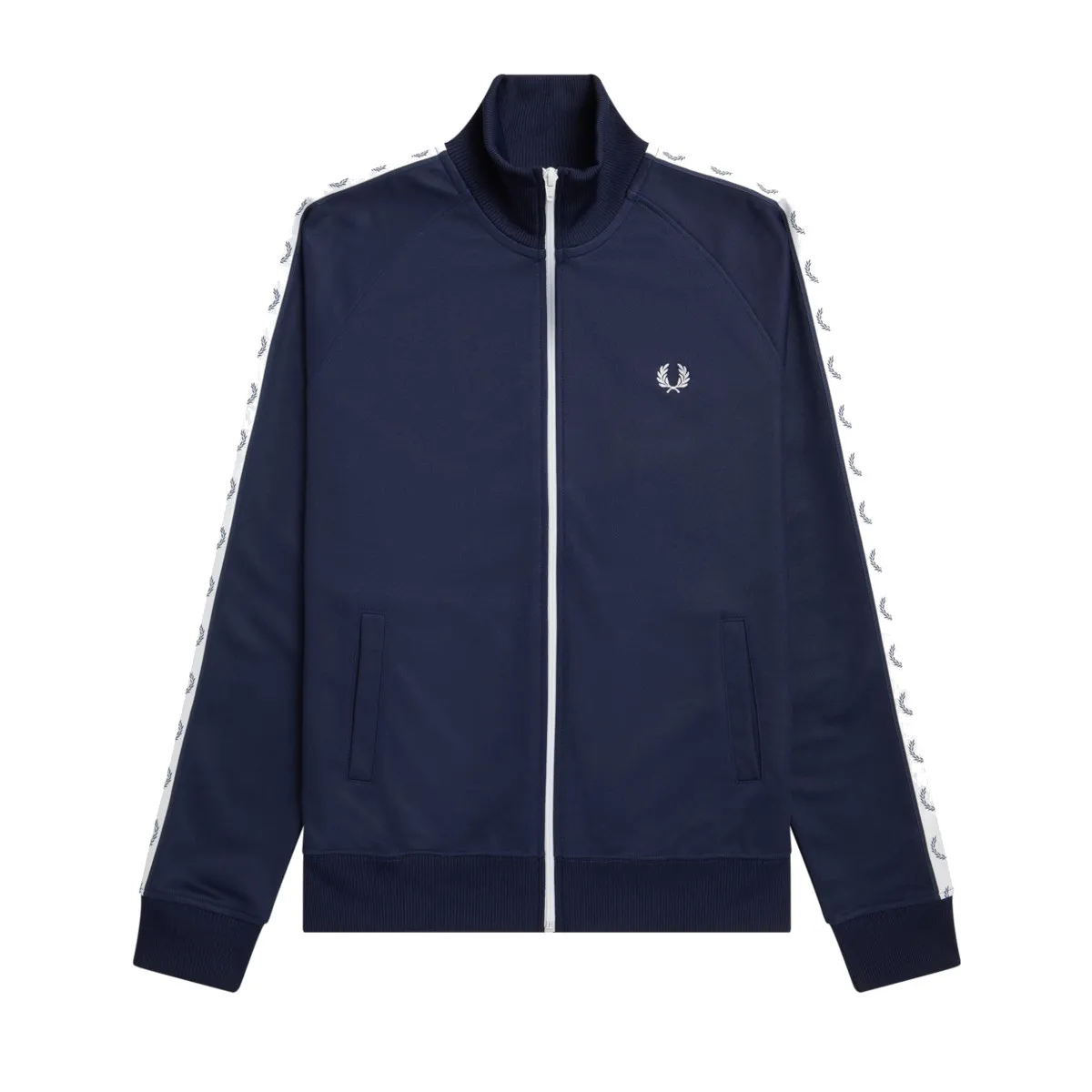 Fred Perry - Taped Track Jacket - Carbon Blue