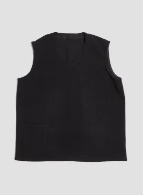 French Work Short Vest in Dark Navy