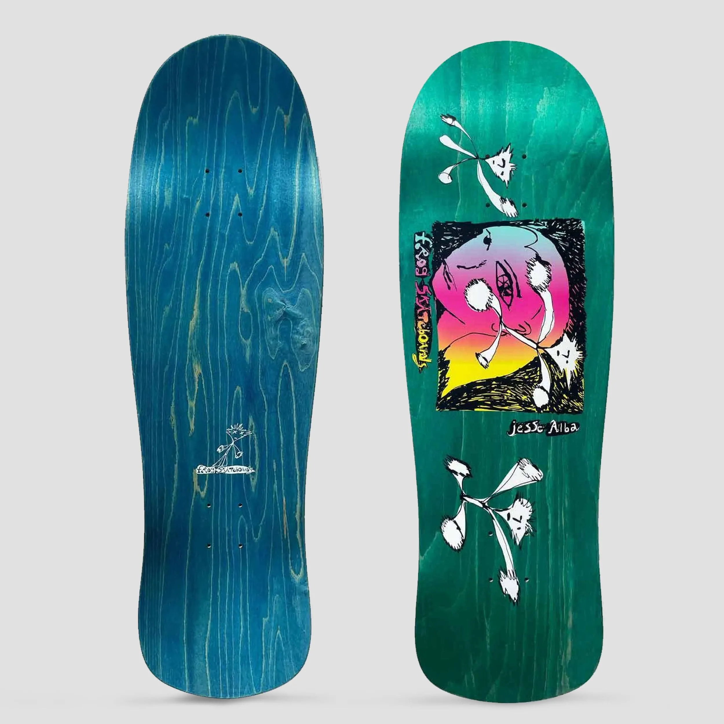 Frog 10.0 Jesse Alba Pro Shape Skateboard Deck