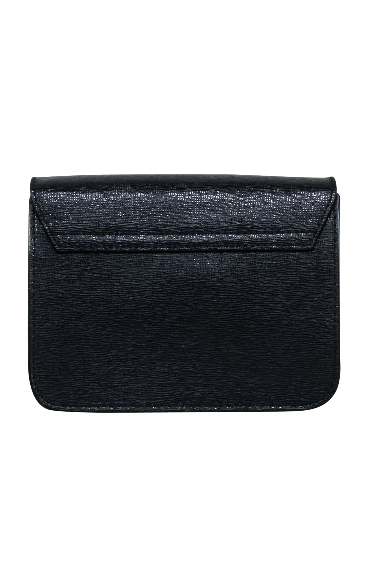 Furla - Black Mini Crossbody Bag w/ Chain Strap