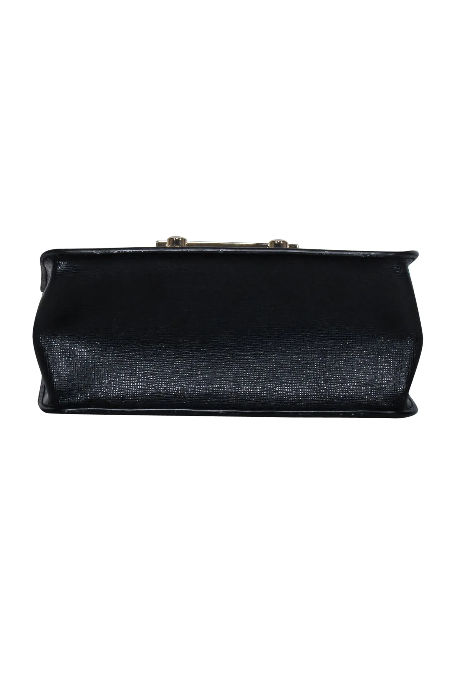 Furla - Black Mini Crossbody Bag w/ Chain Strap