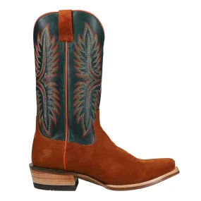 Futurity Rider Embroidered Square Toe Cowboy Boots