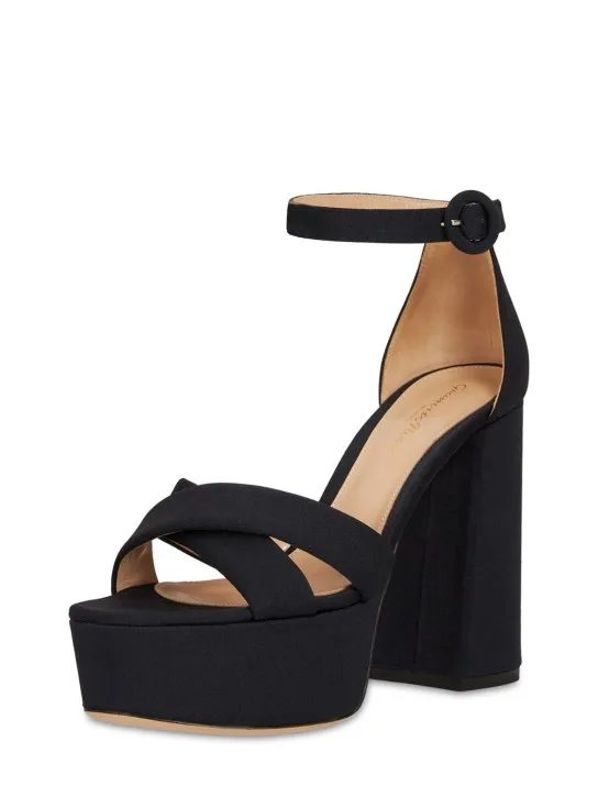 Gianvito Rossi   110mm Sheridan lycra platform sandals 