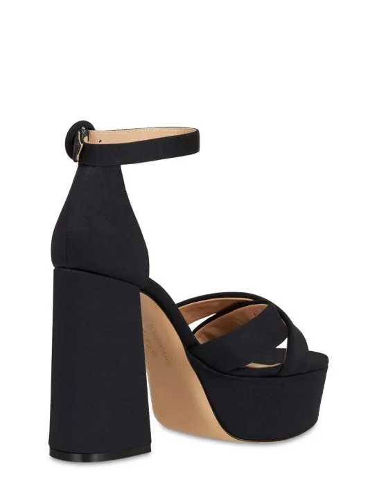 Gianvito Rossi   110mm Sheridan lycra platform sandals 