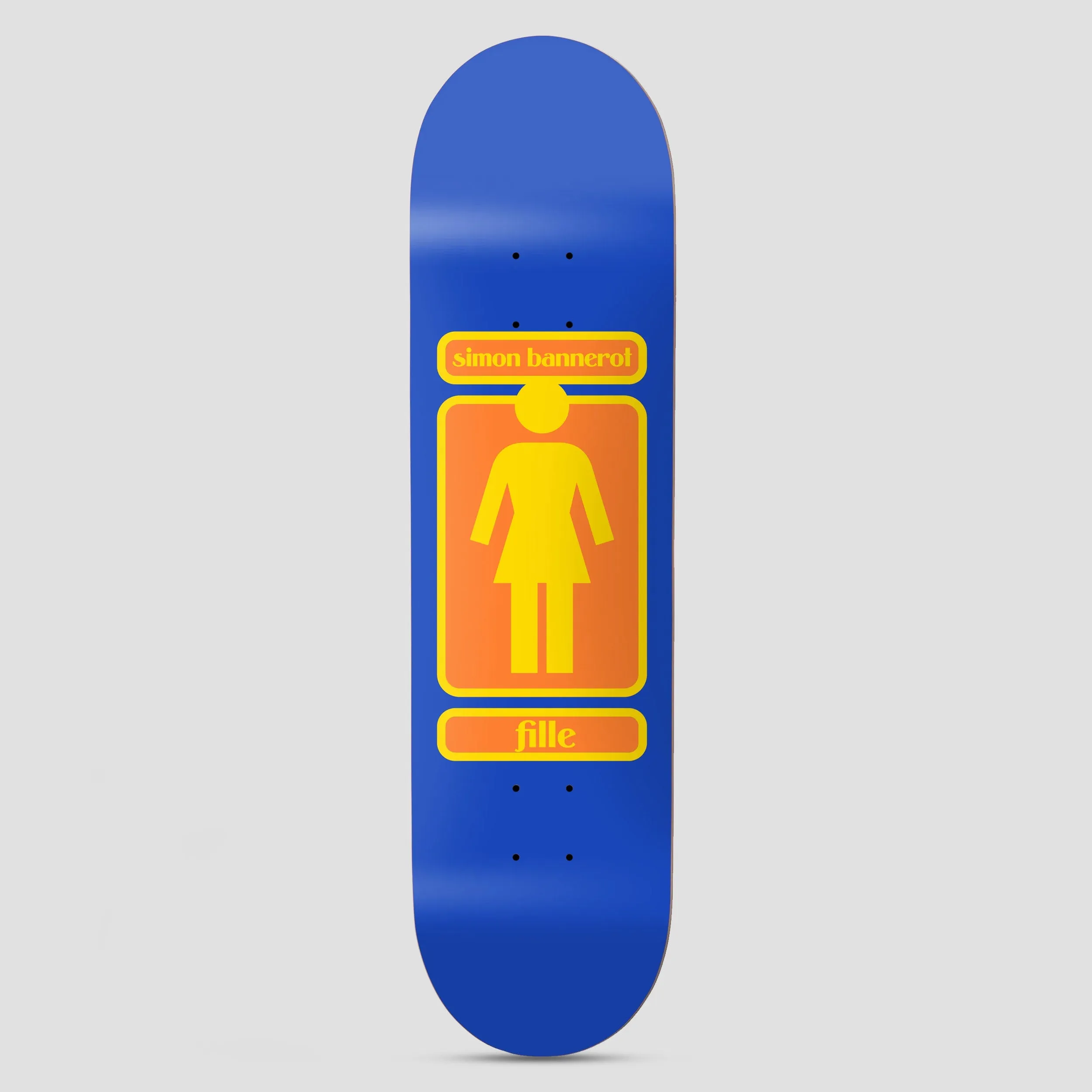 Girl 8.25 Bannerot 93 Til Skateboard Deck Blue