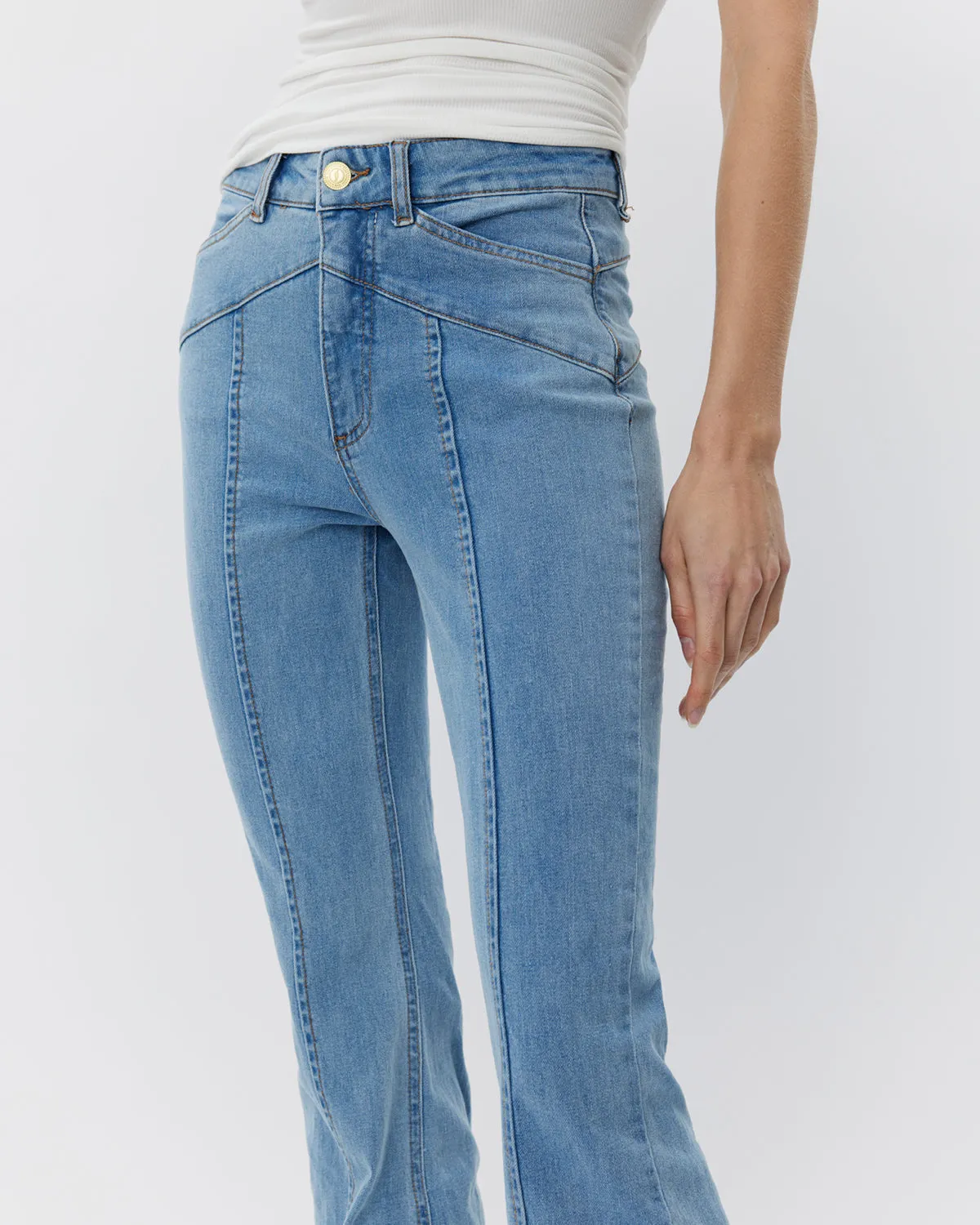 GOASW JEANS - Light denim blue