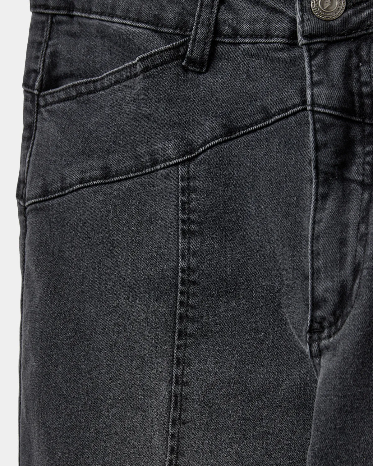 GOASW JEANS - Washed black