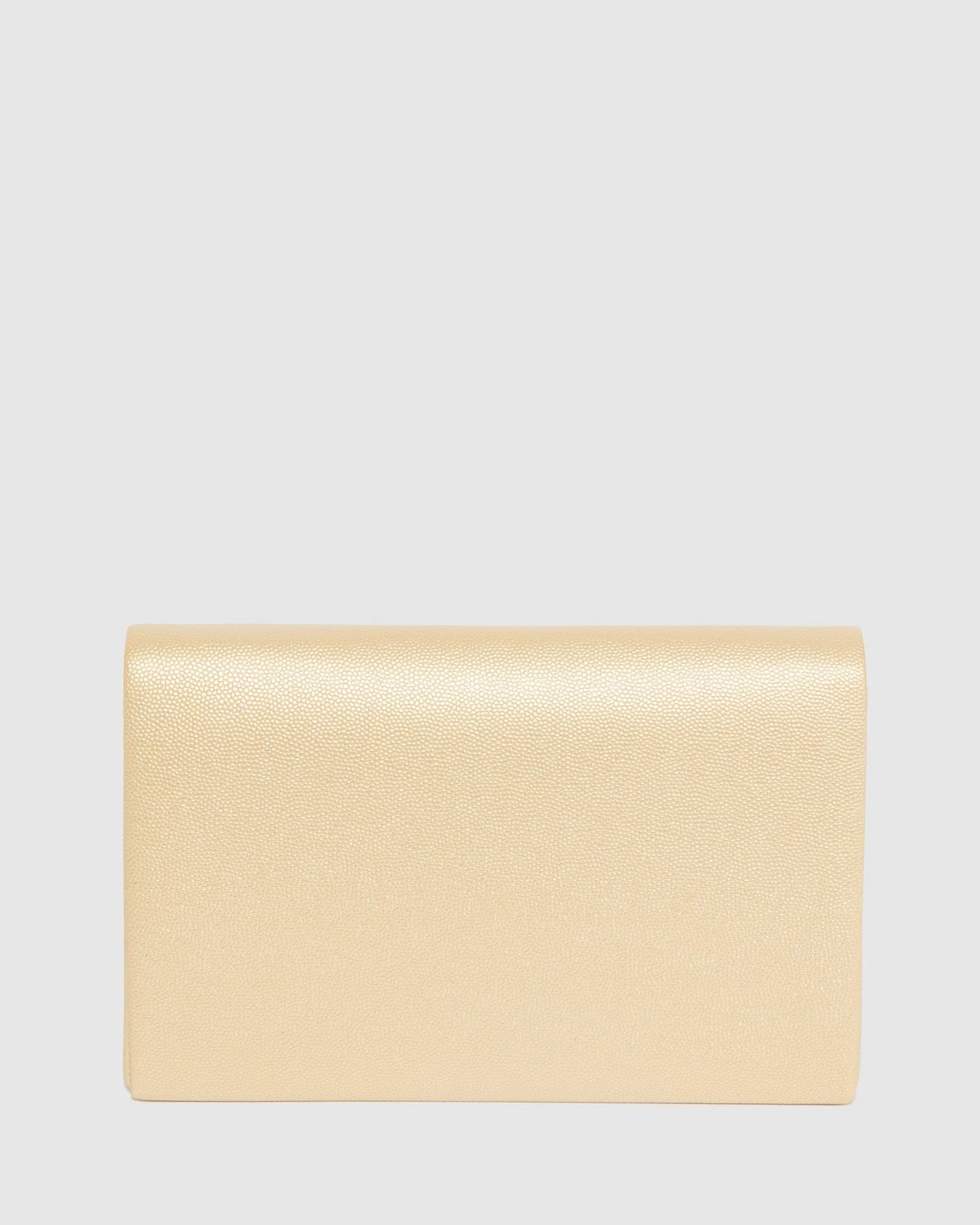 Gold Lila II Envelope Clutch Bag