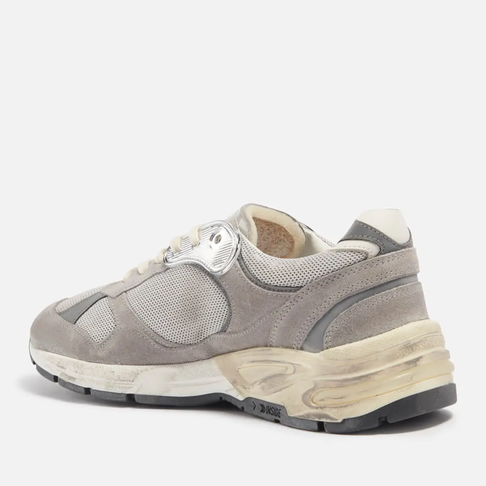 Golden Goose Women's Dad Star Suede and Mesh Trainers - UK 3 | Coggles